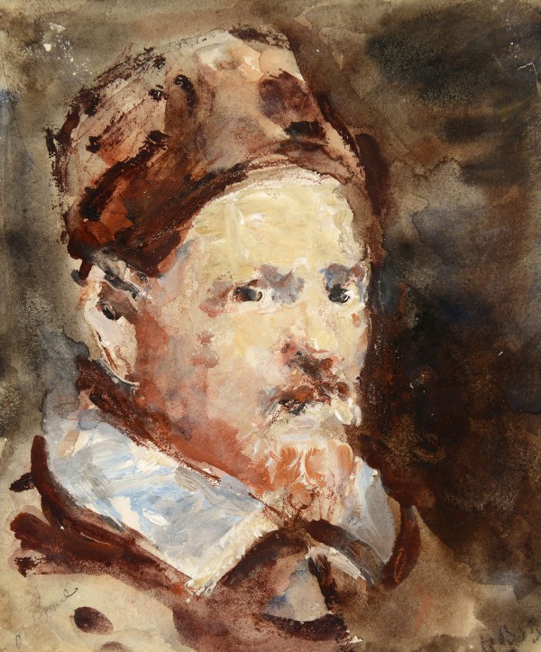 Portrait of Pope Innocent X by Hercules Brabazon Brabazon